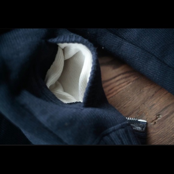 Schott NYC Sherpa Sweater Jacket. - Picture 3 of 10